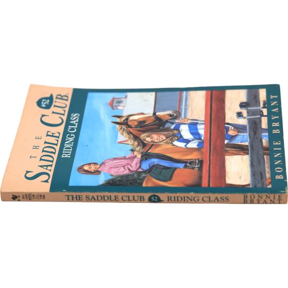 The Saddle Club #52 Riding Class by Bonnie Bryant Softcover Book - Picture 4 of 7